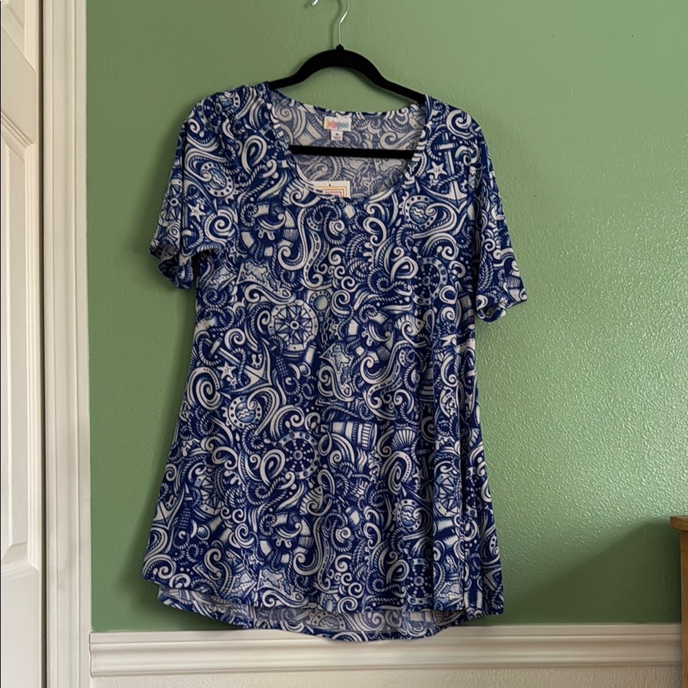 NWT Lularoe Nautical Women's Top